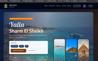 Customer-facing travel page.