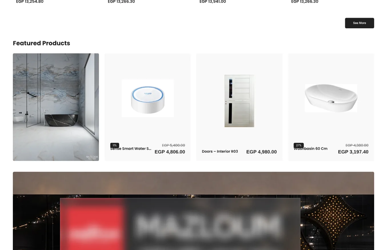 Product details page.