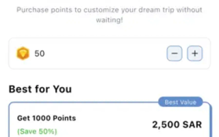 Purchase Safaria points.