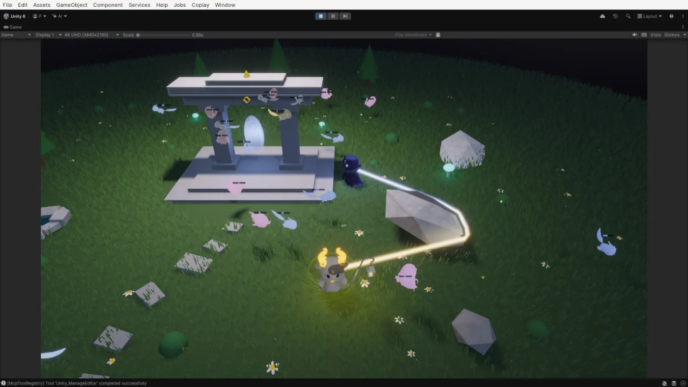 Development process photo.