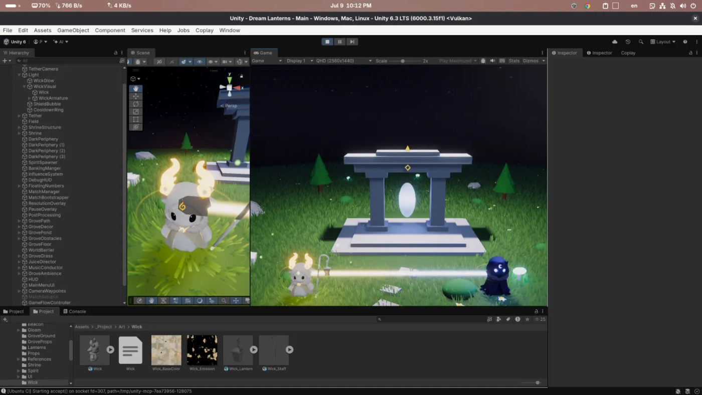 Development process photo.