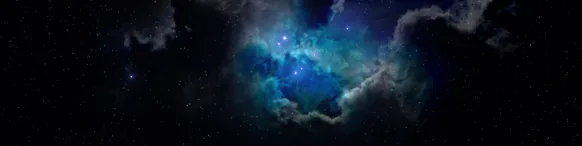 Space scene artwork introducing business and professional information